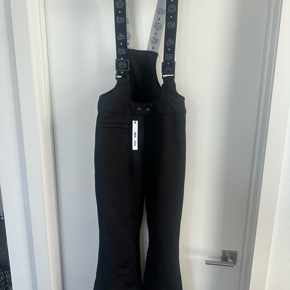 ASOS x 4504 Black Ski / Snowboard Pants with Logo Straps